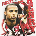 Shop ARSENAL HENRY BOOTLEG TEE, classic football shirts, vintage football shirts & retro soccer jerseys at Cult Kits