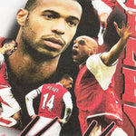 Shop ARSENAL HENRY BOOTLEG TEE, classic football shirts, vintage football shirts & retro soccer jerseys at Cult Kits