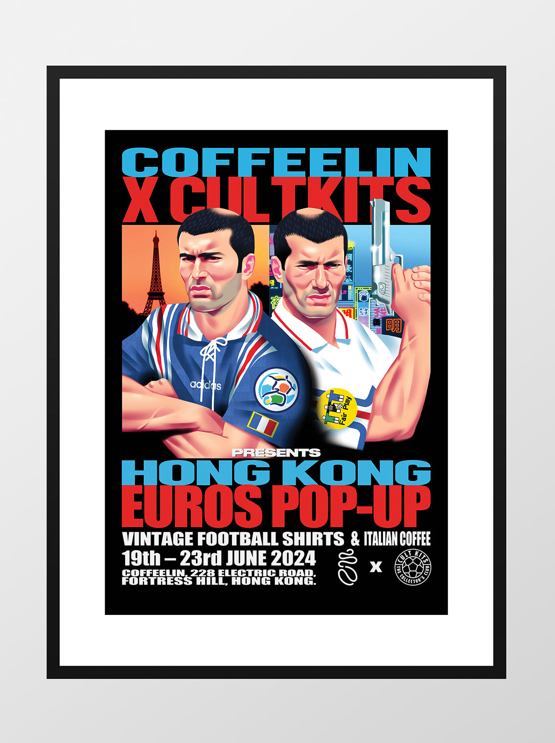 Shop DOUBLE ZINDAMAGE HONG KONG POP-UP PRINT, classic football shirts, vintage football shirts & retro soccer jerseys at Cult Kits
