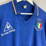 Shop 1982 ITALY *CHAMPIONS* HOME SHIRT (M) LE COQ SPORTIF, classic football shirts, vintage football shirts & retro soccer jerseys at Cult Kits
