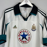 Shop 1999/00 NEWCASTLE UNITED #9 AWAY SHIRT (XL) ADIDAS, classic football shirts, vintage football shirts & retro soccer jerseys at Cult Kits