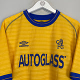 Shop 2000/01 CHELSEA HASSELBAINK #9 AWAY SHIRT (XL) UMBRO, classic football shirts, vintage football shirts & retro soccer jerseys at Cult Kits