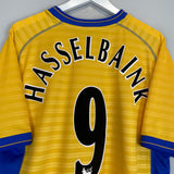 Shop 2000/01 CHELSEA HASSELBAINK #9 AWAY SHIRT (XL) UMBRO, classic football shirts, vintage football shirts & retro soccer jerseys at Cult Kits