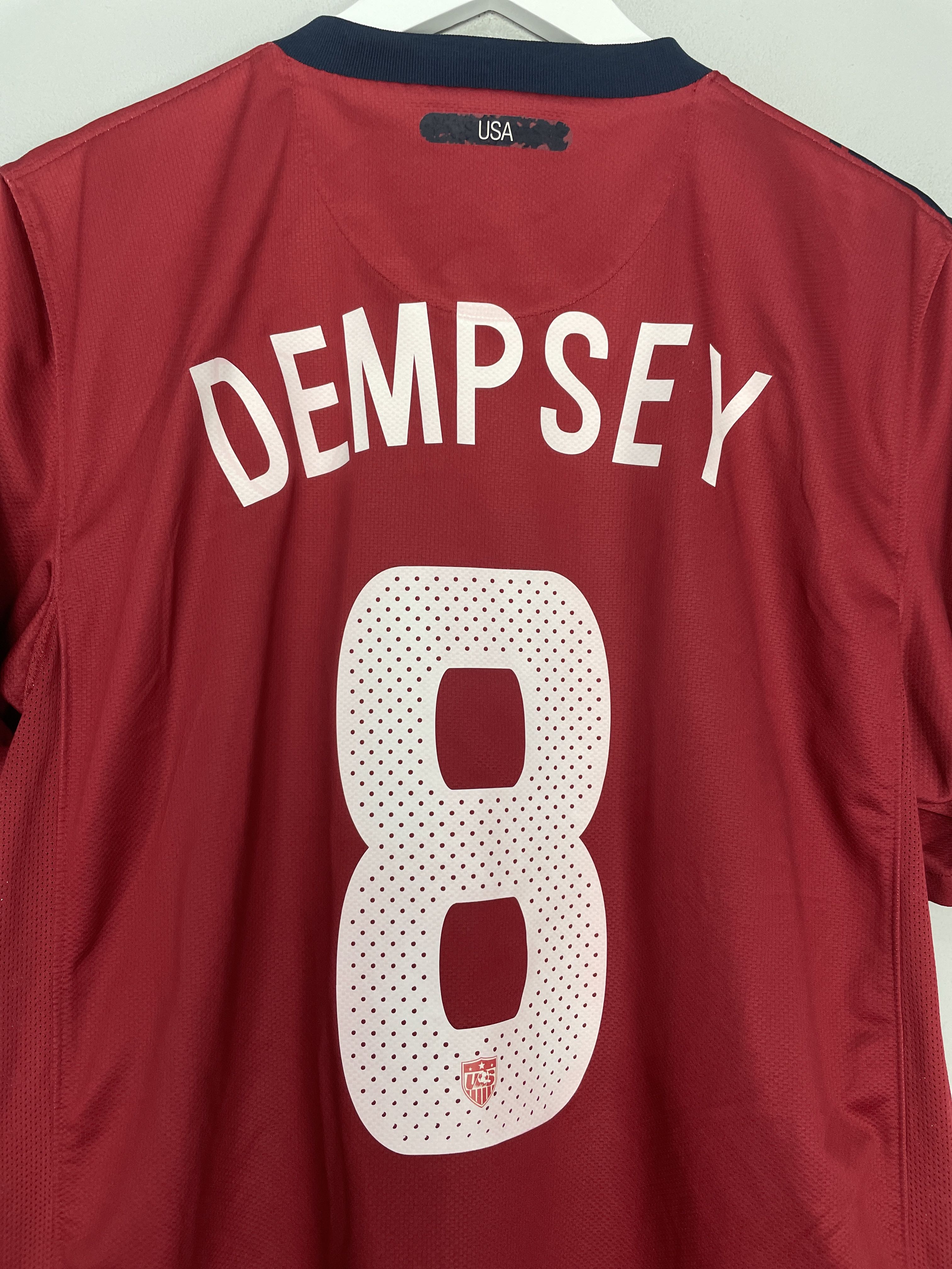 Shop 2010/12 USA DEMPSEY #8 AWAY SHIRT (L) NIKE, classic football shirts, vintage football shirts & retro soccer jerseys at Cult Kits
