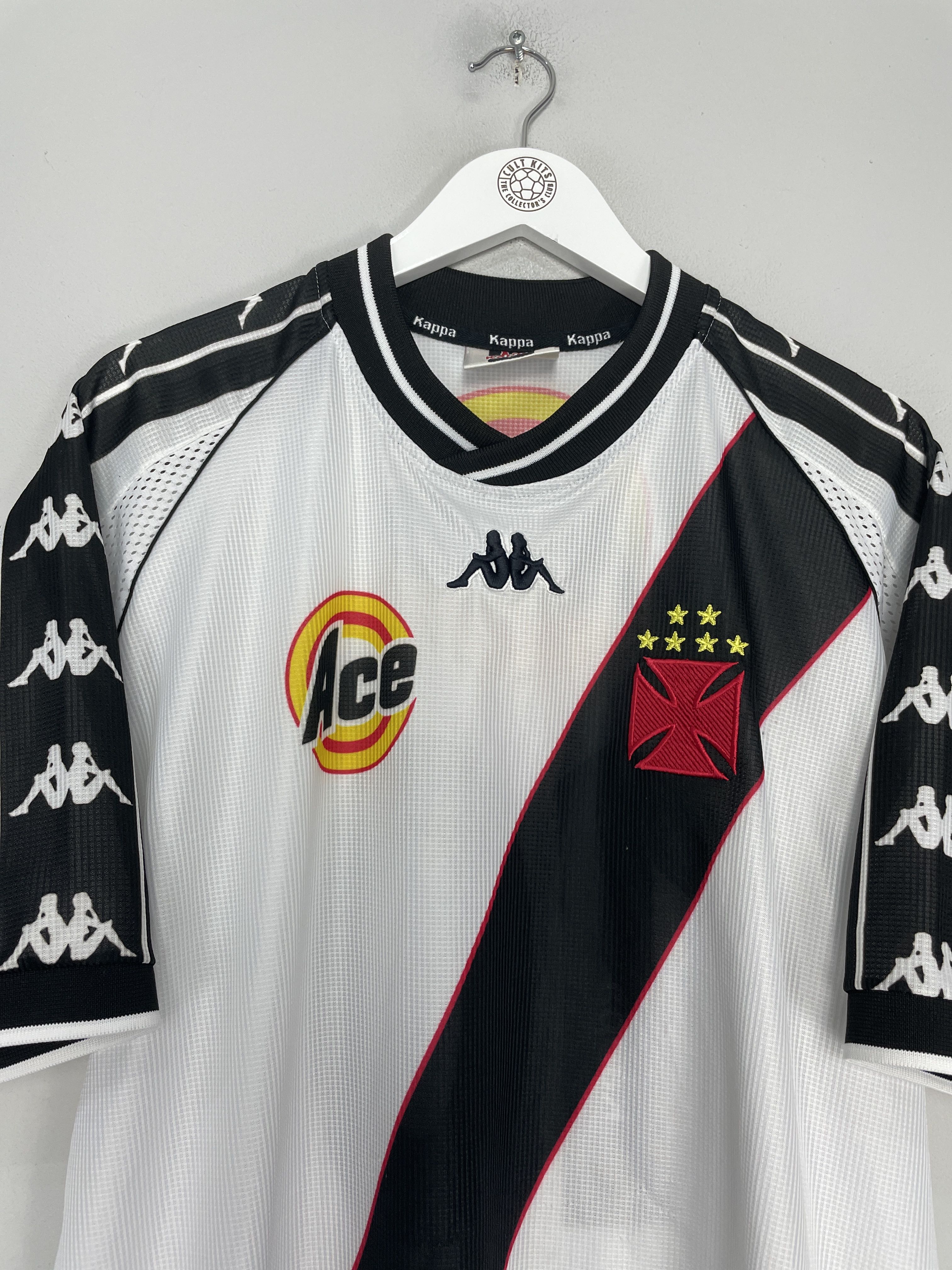 Shop 1999/00 VASCO DA GAMA #10 (EDMUNDO) AWAY SHIRT (L) KAPPA, classic football shirts, vintage football shirts & retro soccer jerseys at Cult Kits