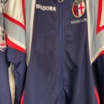 Shop 1996/97 BOLOGNA TRACK JACKET (M) DIADORA, classic football shirts, vintage football shirts & retro soccer jerseys at Cult Kits