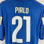 Shop 2014/15 ITALY PIRLO #21 *PLAYER ISSUE* HOME SHIRT (XL) PUMA, classic football shirts, vintage football shirts & retro soccer jerseys at Cult Kits