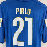 Shop 2014/15 ITALY PIRLO #21 *PLAYER ISSUE* HOME SHIRT (XL) PUMA, classic football shirts, vintage football shirts & retro soccer jerseys at Cult Kits