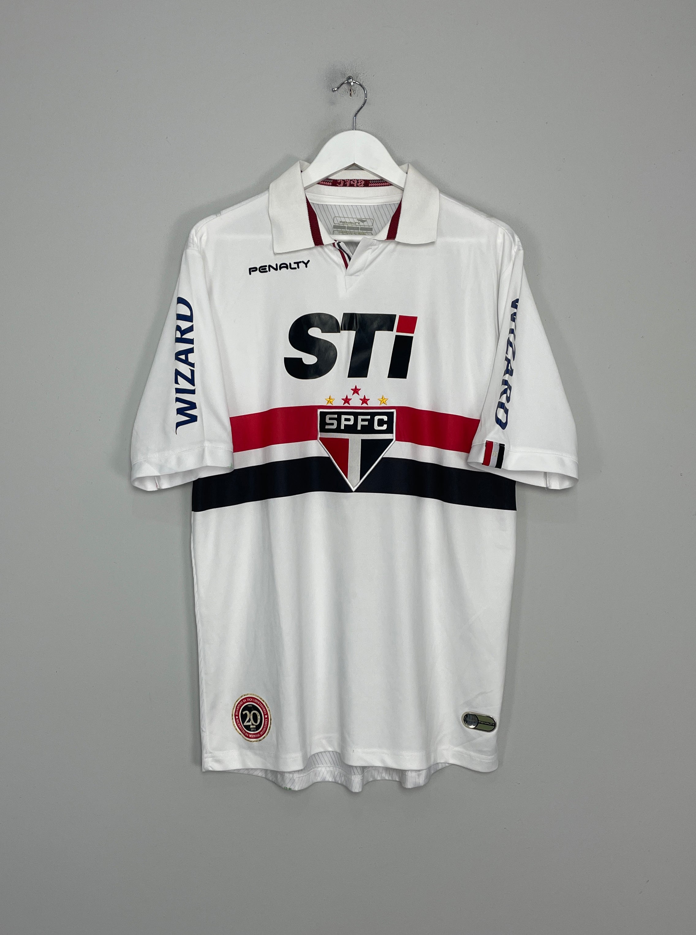 Shop 2013 SAO PAULO HOME SHIRT (XL) PENALTY, classic football shirts, vintage football shirts & retro soccer jerseys at Cult Kits