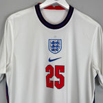 Shop 2020/21 ENGLAND SAKA #25 HOME SHIRT (L) NIKE, classic football shirts, vintage football shirts & retro soccer jerseys at Cult Kits