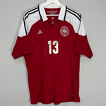 Shop 2012/13 DENMARK LARSEN #13 HOME SHIRT (XL) ADIDAS, classic football shirts, vintage football shirts & retro soccer jerseys at Cult Kits