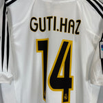 Shop 2005/06 REAL MADRID GUTI HAZ #14 HOME SHIRT (L) ADIDAS, classic football shirts, vintage football shirts & retro soccer jerseys at Cult Kits