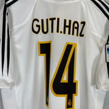 Shop 2005/06 REAL MADRID GUTI HAZ #14 HOME SHIRT (L) ADIDAS, classic football shirts, vintage football shirts & retro soccer jerseys at Cult Kits