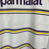 Shop 1998/99 PARMA AWAY SHIRT (M) LOTTO, classic football shirts, vintage football shirts & retro soccer jerseys at Cult Kits