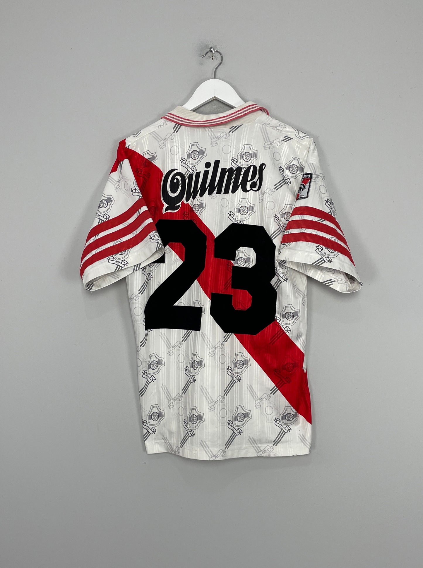 1996/98 RIVER PLATE #23 HOME SHIRT (M) ADIDAS