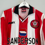 Shop 1997/99 SOUTHAMPTON *MINT* HOME SHIRT (M) PONY, classic football shirts, vintage football shirts & retro soccer jerseys at Cult Kits