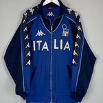 Shop 2000/01 ITALY TRACK JACKET (XL) KAPPA, classic football shirts, vintage football shirts & retro soccer jerseys at Cult Kits