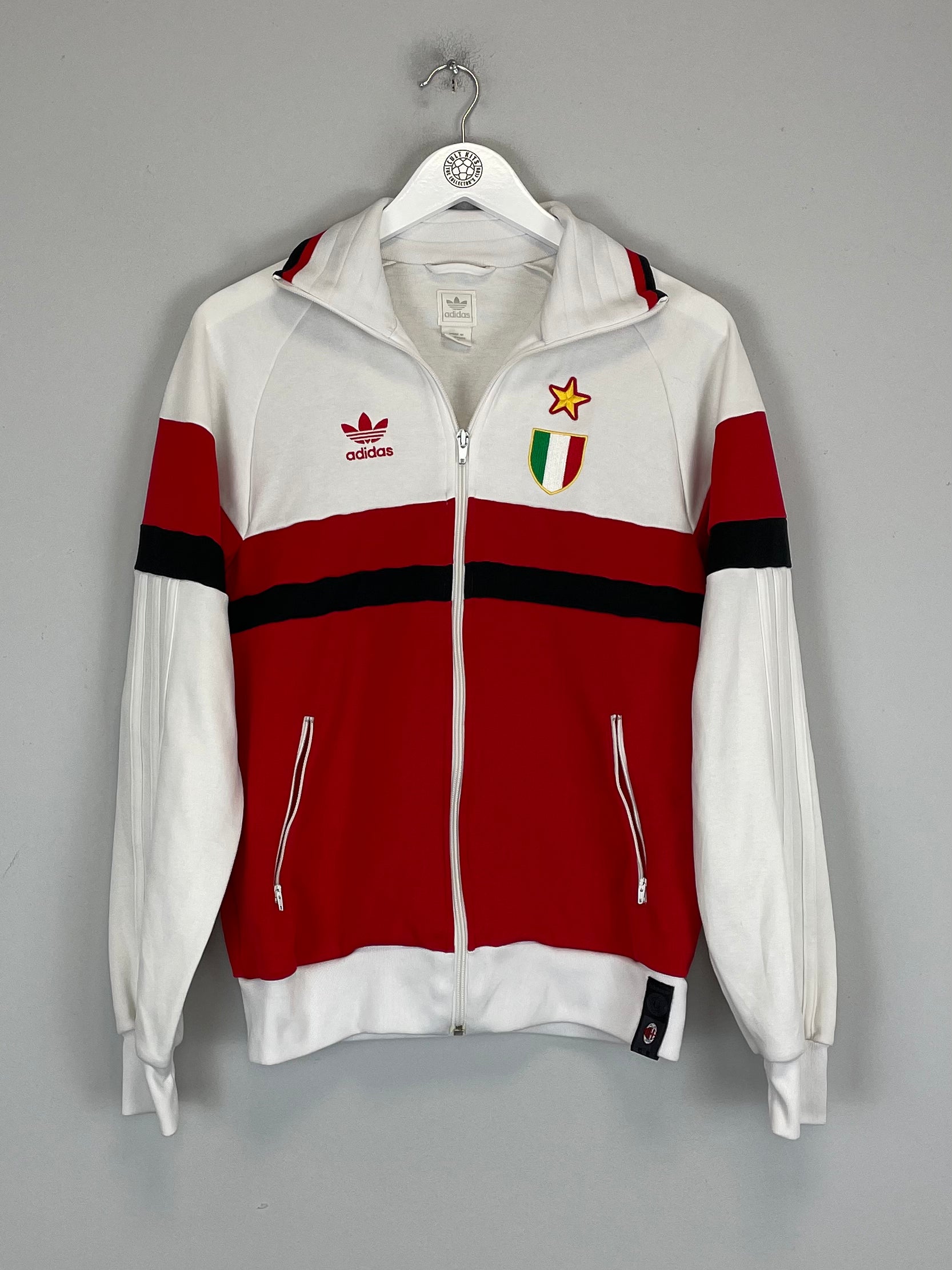 Shop 1990/93 AC MILAN ADIDAS ORIGINALS TRAINING JACKET (M), classic football shirts, vintage football shirts & retro soccer jerseys at Cult Kits