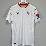Shop 2022/23 Sevilla *BNWOT* Home Shirt (Multiple Sizes) Castore, classic football shirts, vintage football shirts & retro soccer jerseys at Cult Kits
