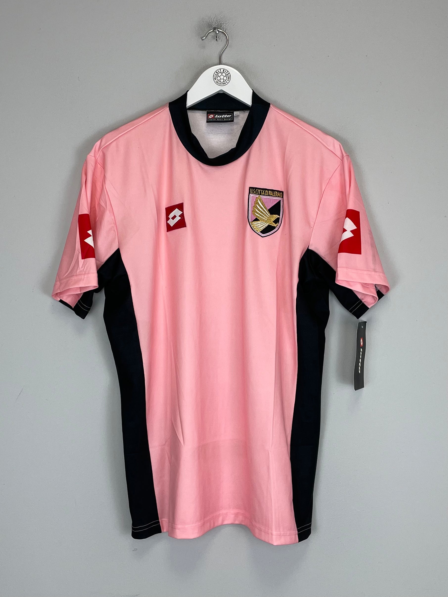 Shop 2004/05 PALERMO *BNWT WITH DEFECTS* HOME SHIRT (XL) LOTTO, classic football shirts, vintage football shirts & retro soccer jerseys at Cult Kits