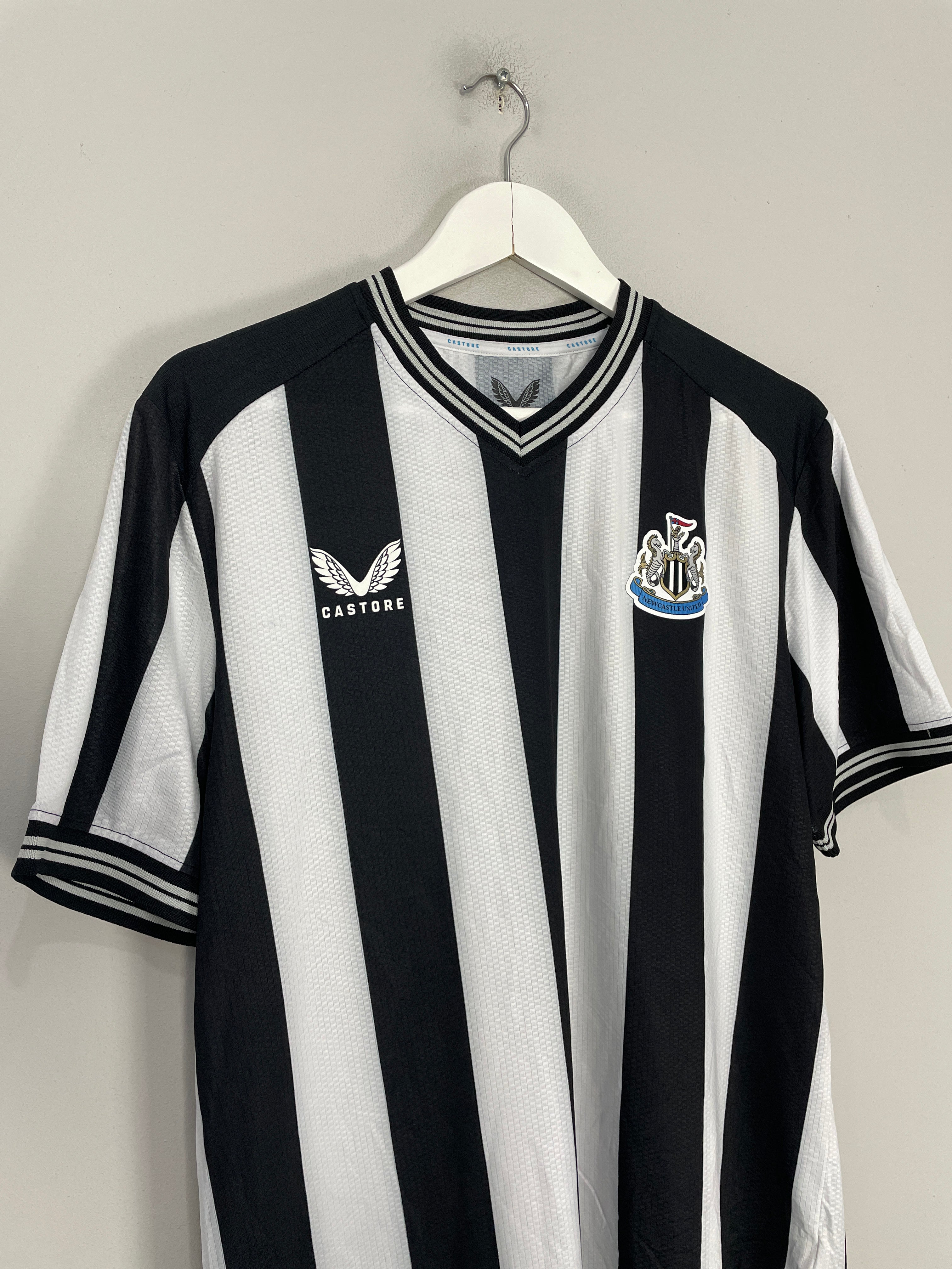 Shop 2023/24 NEWCASTLE UNITED BNWOT AUTHENTIC HOME SHIRT (MULTIPLE SIZES) CASTORE, classic football shirts, vintage football shirts & retro soccer jerseys at Cult Kits