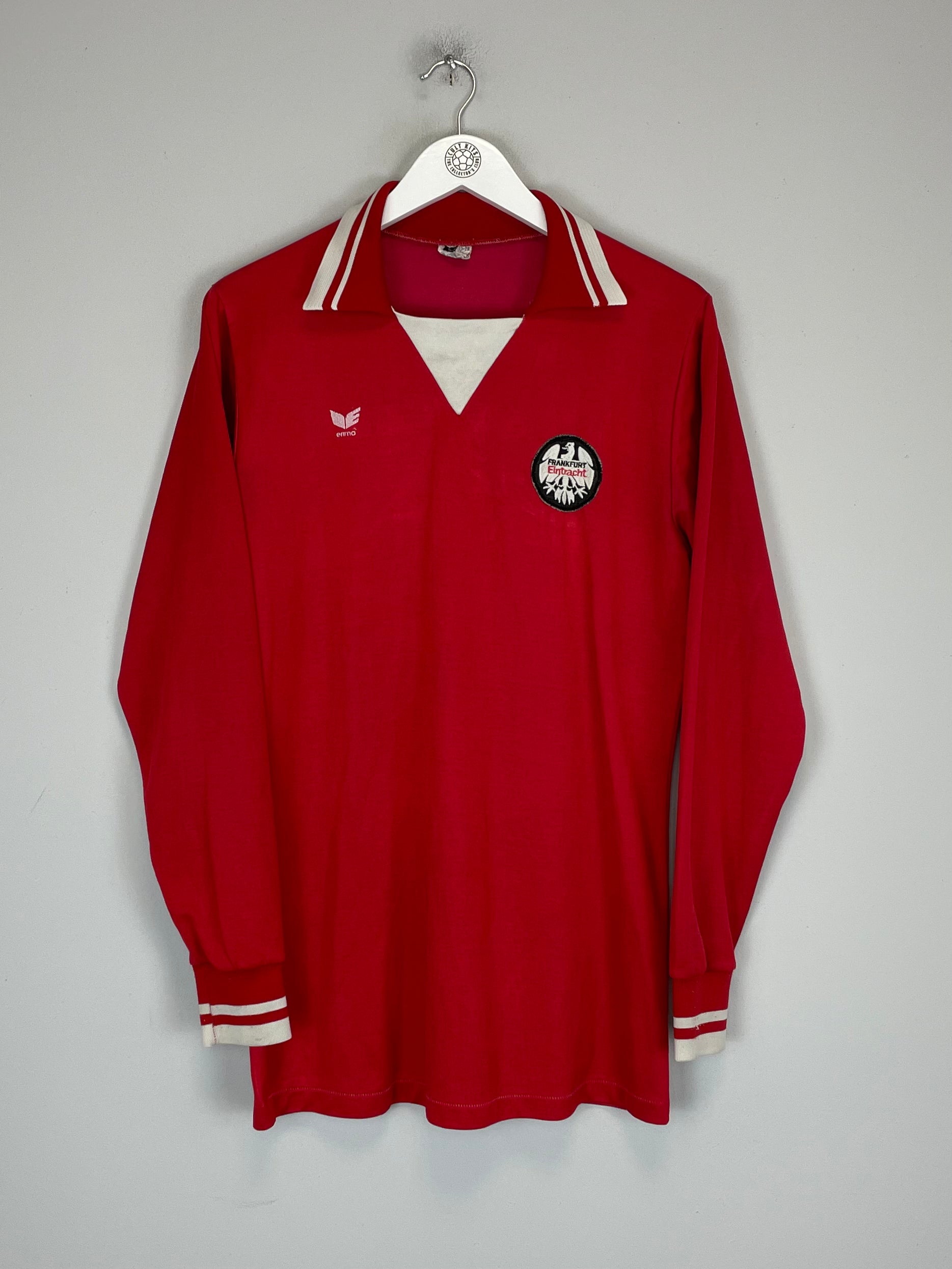 Shop 1978/79 EINTRACHT FRANKFURT L/S HOME SHIRT (L) ERIMA, classic football shirts, vintage football shirts & retro soccer jerseys at Cult Kits
