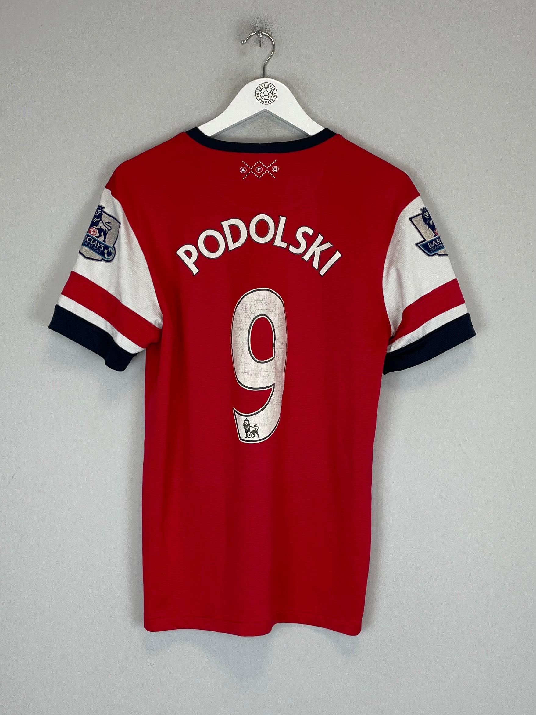 Shop 2012/14 ARSENAL PODOLSKI #9 HOME SHIRT (S) NIKE, classic football shirts, vintage football shirts & retro soccer jerseys at Cult Kits