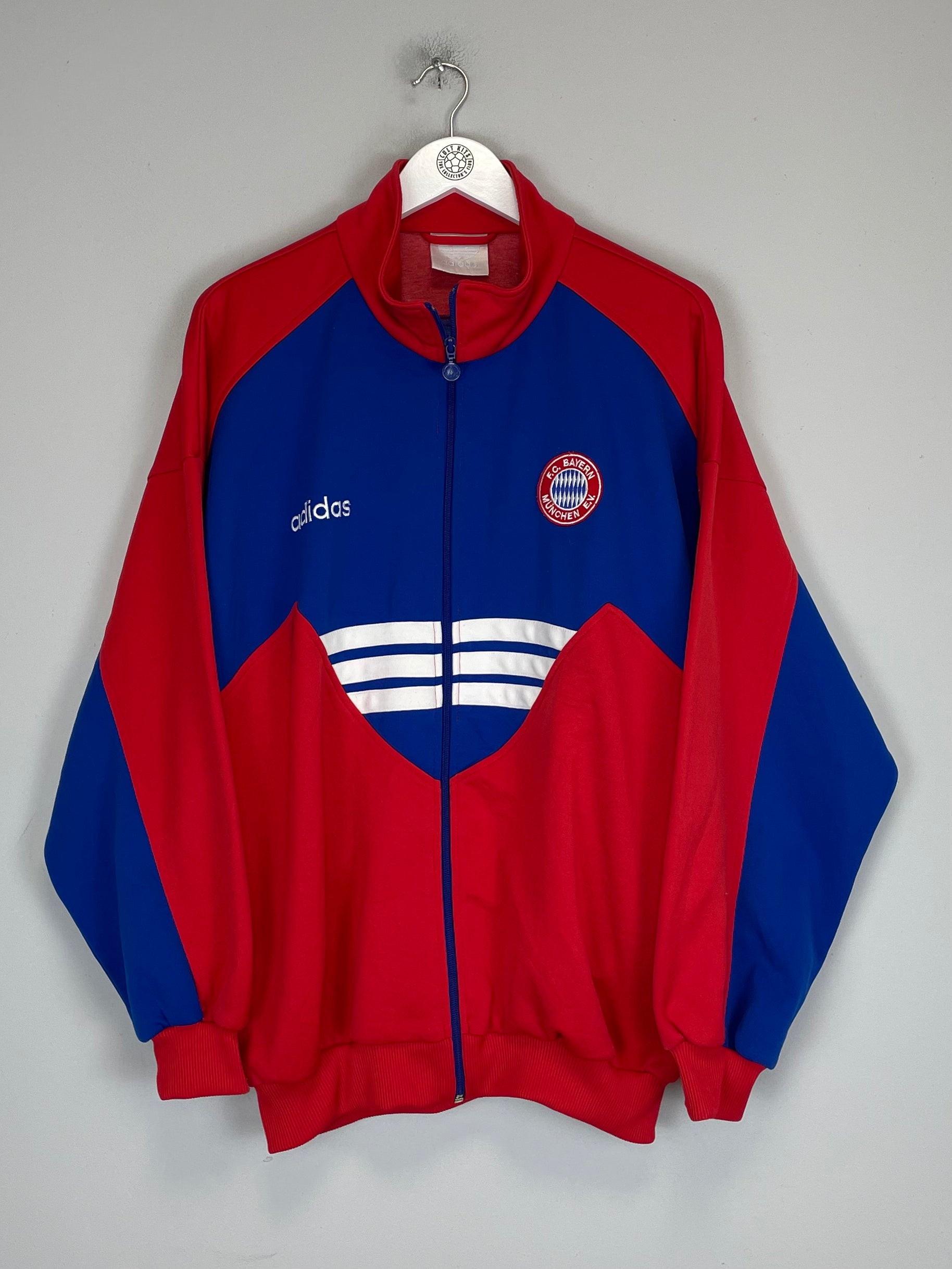 Shop 1993/95 BAYERN MUNICH GERD NEUHOLD #1 TRACK JACKET (L) ADIDAS, classic football shirts, vintage football shirts & retro soccer jerseys at Cult Kits