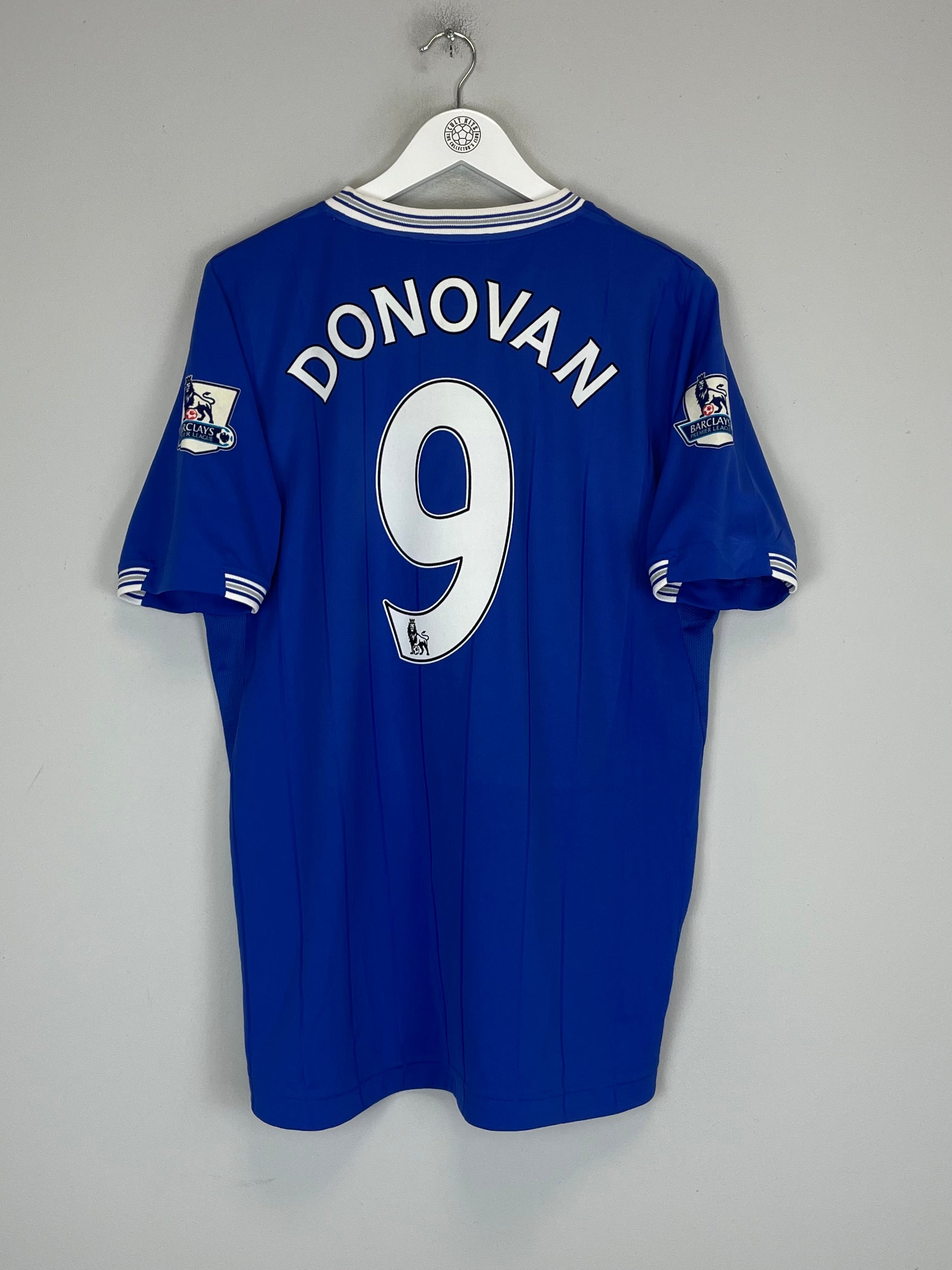 Shop 2009/10 EVERTON DONOVAN #9 HOME SHIRT (L) LE COQ, classic football shirts, vintage football shirts & retro soccer jerseys at Cult Kits