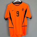 Shop 2002/04 NETHERLANDS V.NISTELROOY #9 HOME SHIRT (S) NIKE, classic football shirts, vintage football shirts & retro soccer jerseys at Cult Kits