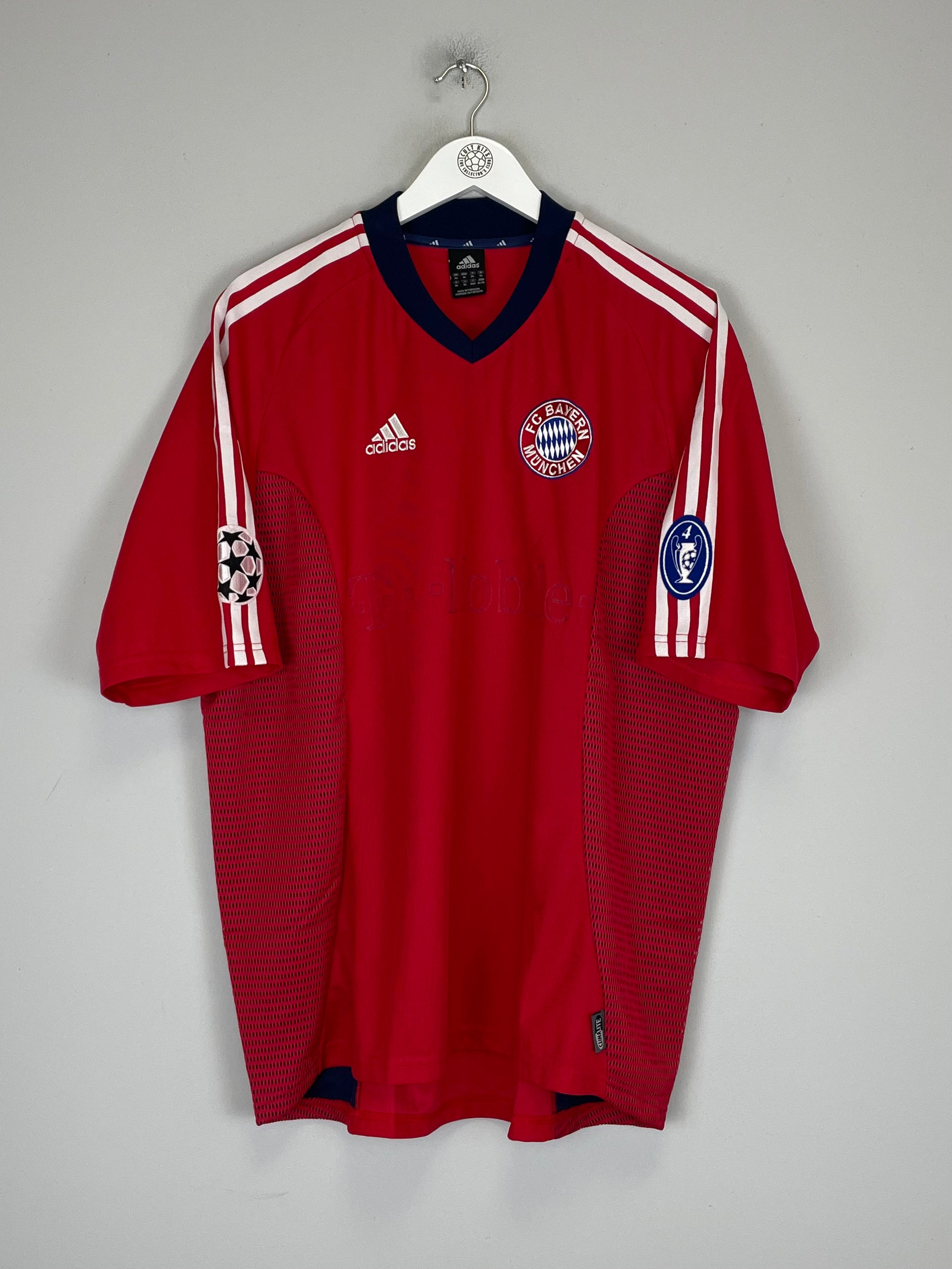 Shop 2002/03 BAYERN MUNICH C/L HOME SHIRT (XL) ADIDAS, classic football shirts, vintage football shirts & retro soccer jerseys at Cult Kits