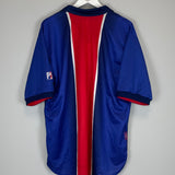 Shop 1998/99 PSG HOME SHIRT (XL) NIKE, classic football shirts, vintage football shirts & retro soccer jerseys at Cult Kits