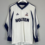 Shop 2001/02 TOTTENHAM L/S HOME SHIRT (M) ADIDAS, classic football shirts, vintage football shirts & retro soccer jerseys at Cult Kits