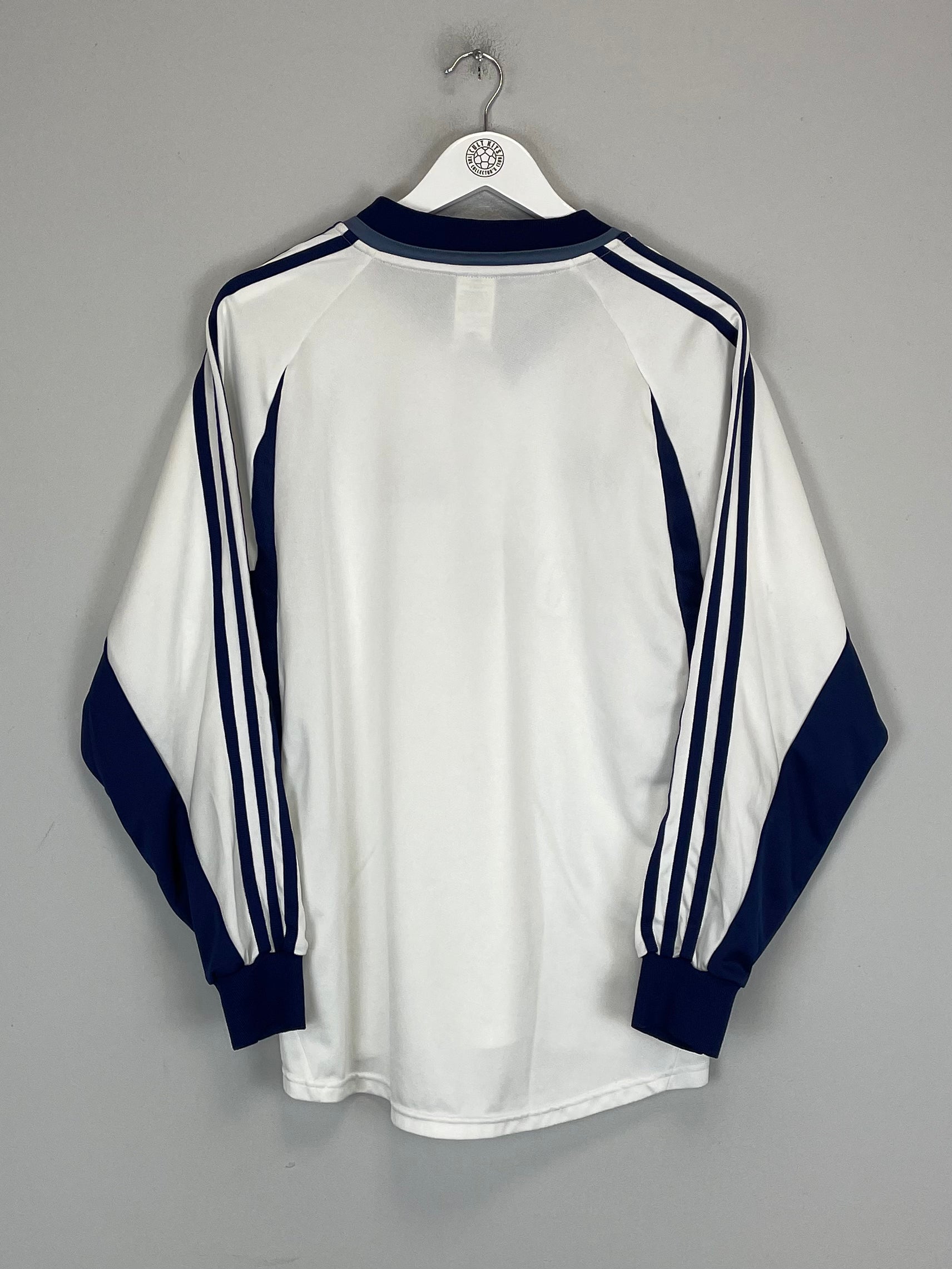 Shop 2001/02 TOTTENHAM L/S HOME SHIRT (M) ADIDAS, classic football shirts, vintage football shirts & retro soccer jerseys at Cult Kits