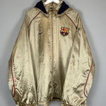 Shop 2001/02 BARCELONA TRACK JACKET (XXL) NIKE, classic football shirts, vintage football shirts & retro soccer jerseys at Cult Kits