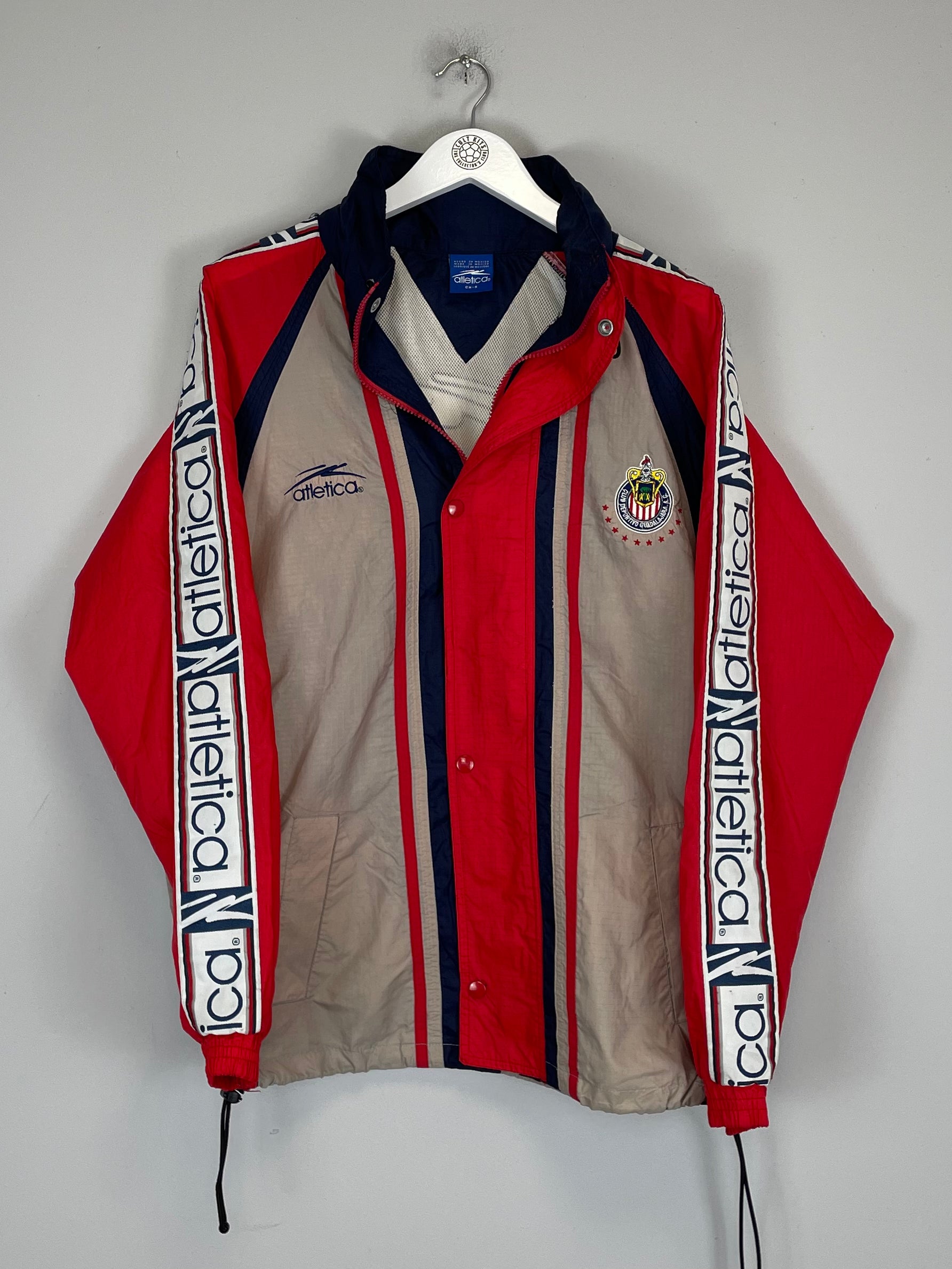 Shop 1999/00 CHIVAS GUADALAJARA TRAINING JACKET (M) ATLETICA, classic football shirts, vintage football shirts & retro soccer jerseys at Cult Kits