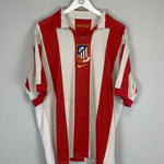 Shop 2002/03 ATLETICO MADRID *CENTENARY* HOME SHIRT (L) NIKE, classic football shirts, vintage football shirts & retro soccer jerseys at Cult Kits