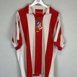 Shop 2002/03 ATLETICO MADRID *CENTENARY* HOME SHIRT (L) NIKE, classic football shirts, vintage football shirts & retro soccer jerseys at Cult Kits