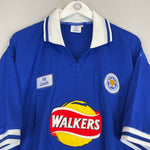 Shop 1999/00 LEICESTER CITY HESKEY #9 *MINT* HOME SHIRT (XL) FOX LEISURE, classic football shirts, vintage football shirts & retro soccer jerseys at Cult Kits