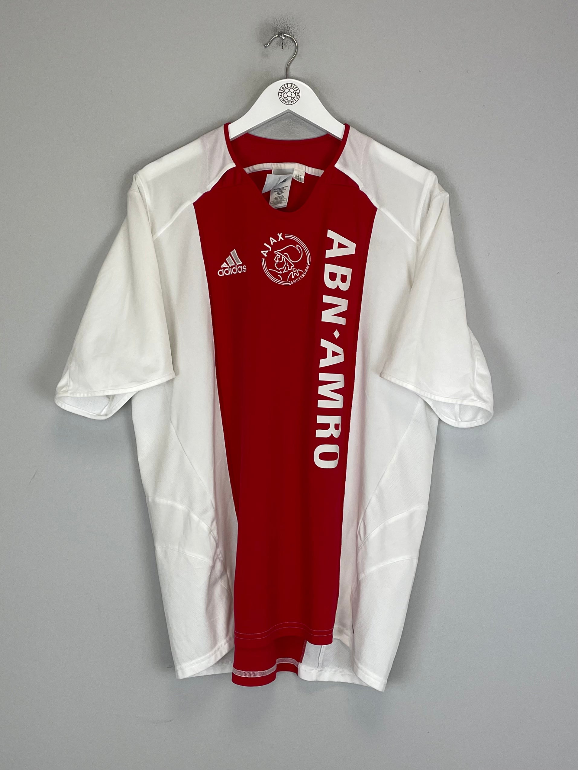 Shop 2005/06 AJAX HOME SHIRT (XL) ADIDAS, classic football shirts, vintage football shirts & retro soccer jerseys at Cult Kits