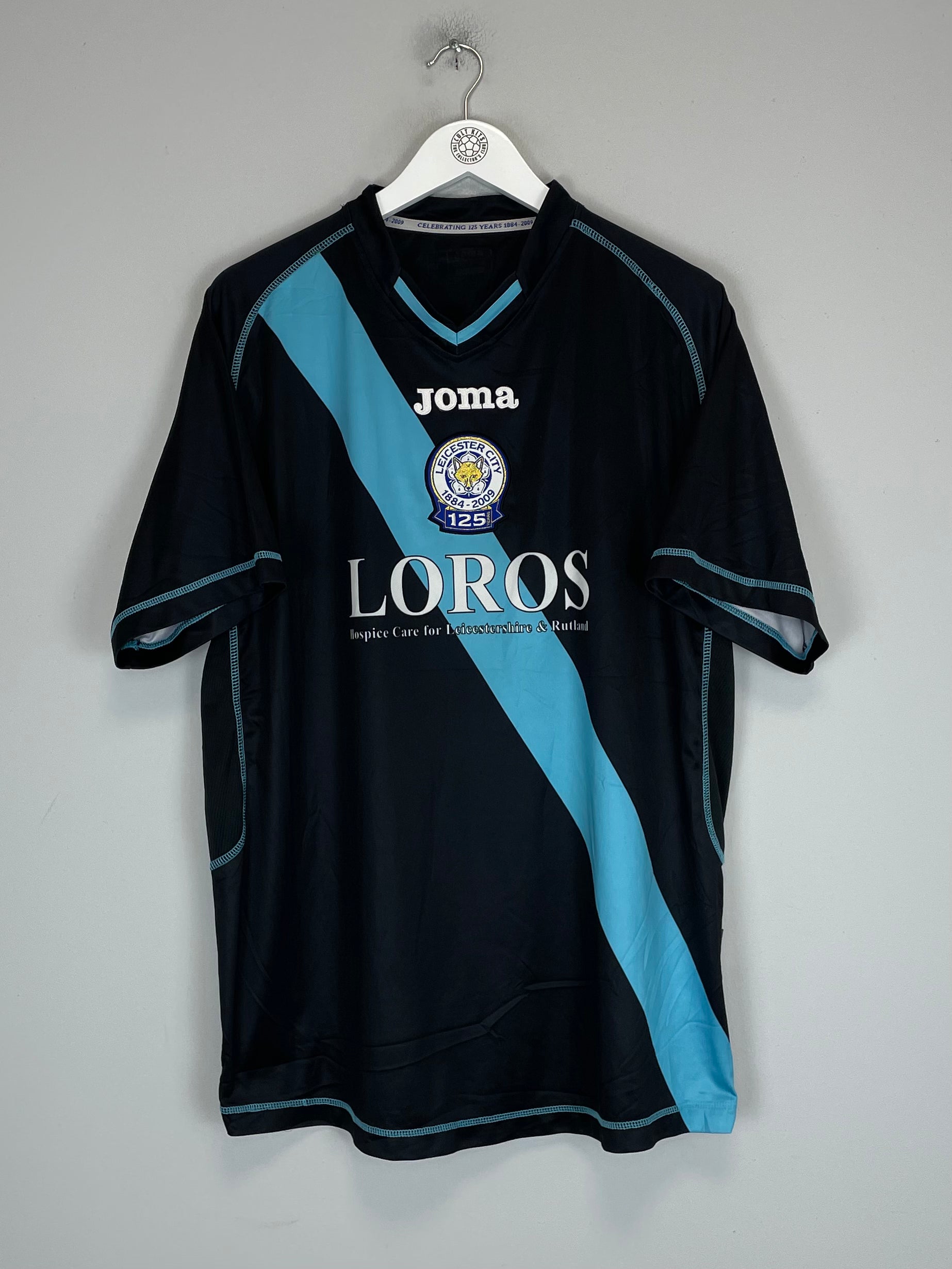 Shop 2009/10 LEICESTER CITY *125 YEARS* AWAY SHIRT (XXL) JOMA, classic football shirts, vintage football shirts & retro soccer jerseys at Cult Kits