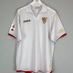 Shop 2007/08 SEVILLA CUP *CUP FINAL* HOME SHIRT (L) JOMA, classic football shirts, vintage football shirts & retro soccer jerseys at Cult Kits