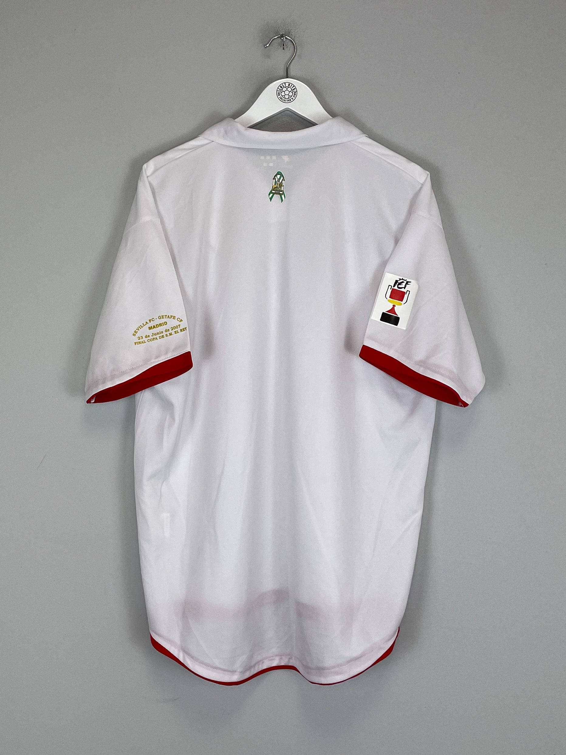 Shop 2007/08 SEVILLA CUP *CUP FINAL* HOME SHIRT (L) JOMA, classic football shirts, vintage football shirts & retro soccer jerseys at Cult Kits