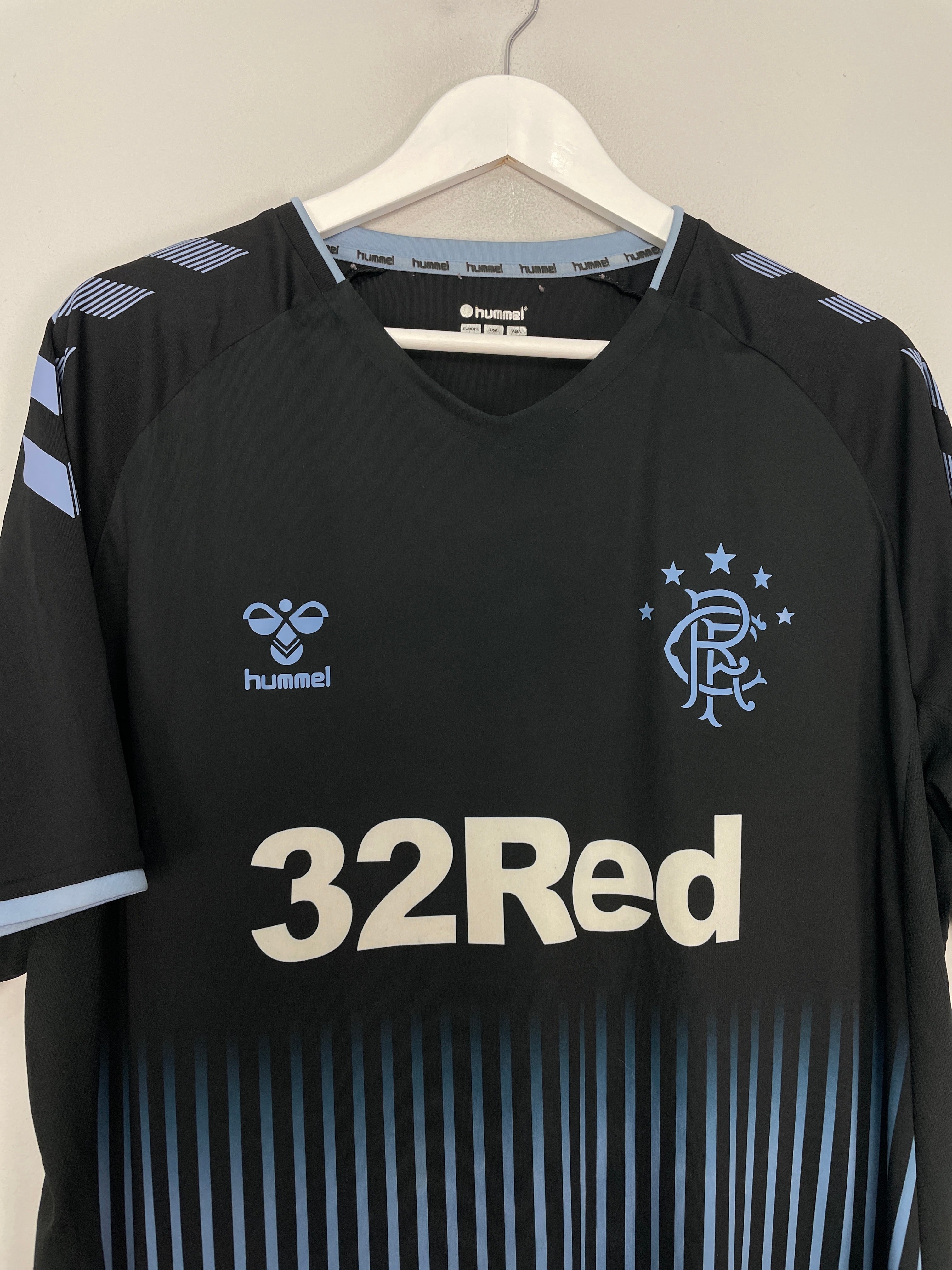 Shop 2019/20 RANGERS AWAY SHIRT (XXXL) HUMMEL, classic football shirts, vintage football shirts & retro soccer jerseys at Cult Kits