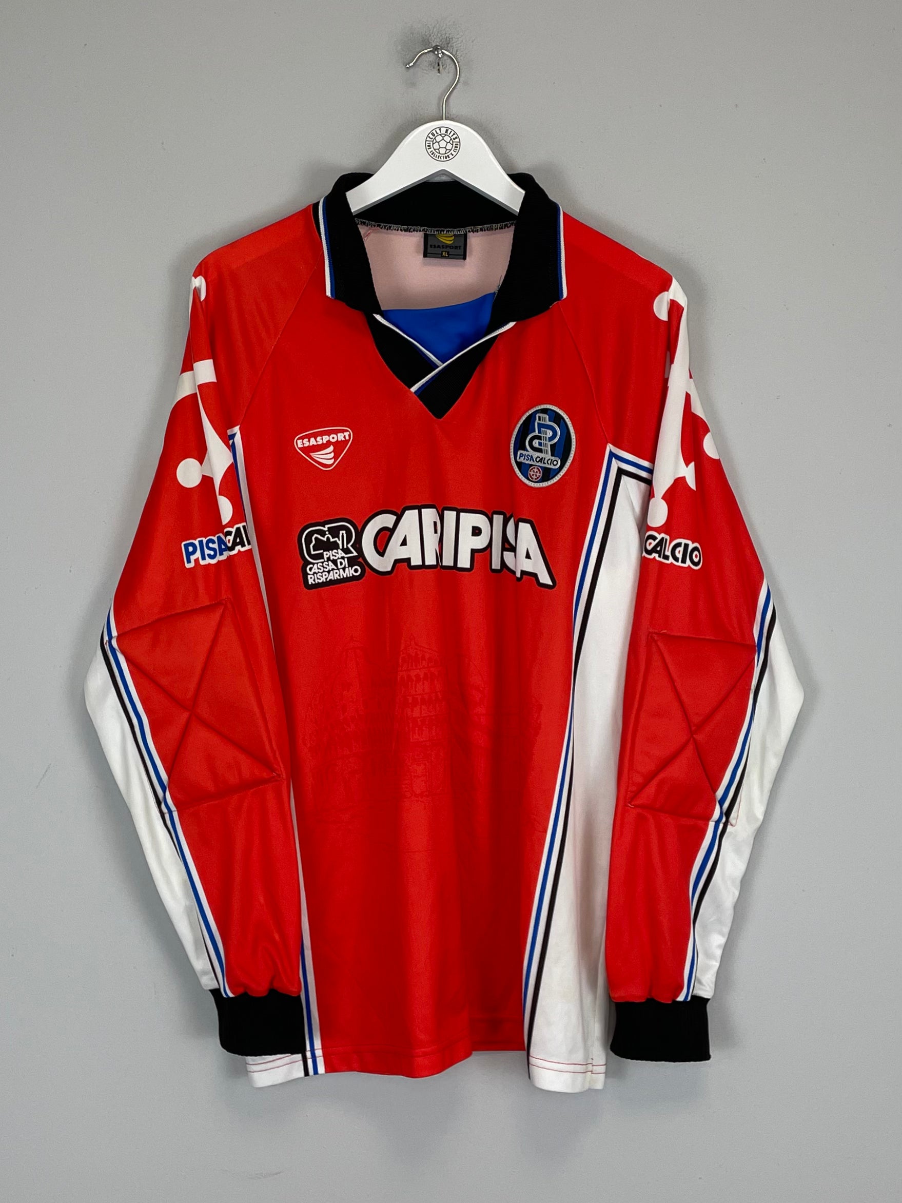 Shop 1999/00 PISA CALCIO #1 GK SHIRT (XL) ESASPORT, classic football shirts, vintage football shirts & retro soccer jerseys at Cult Kits