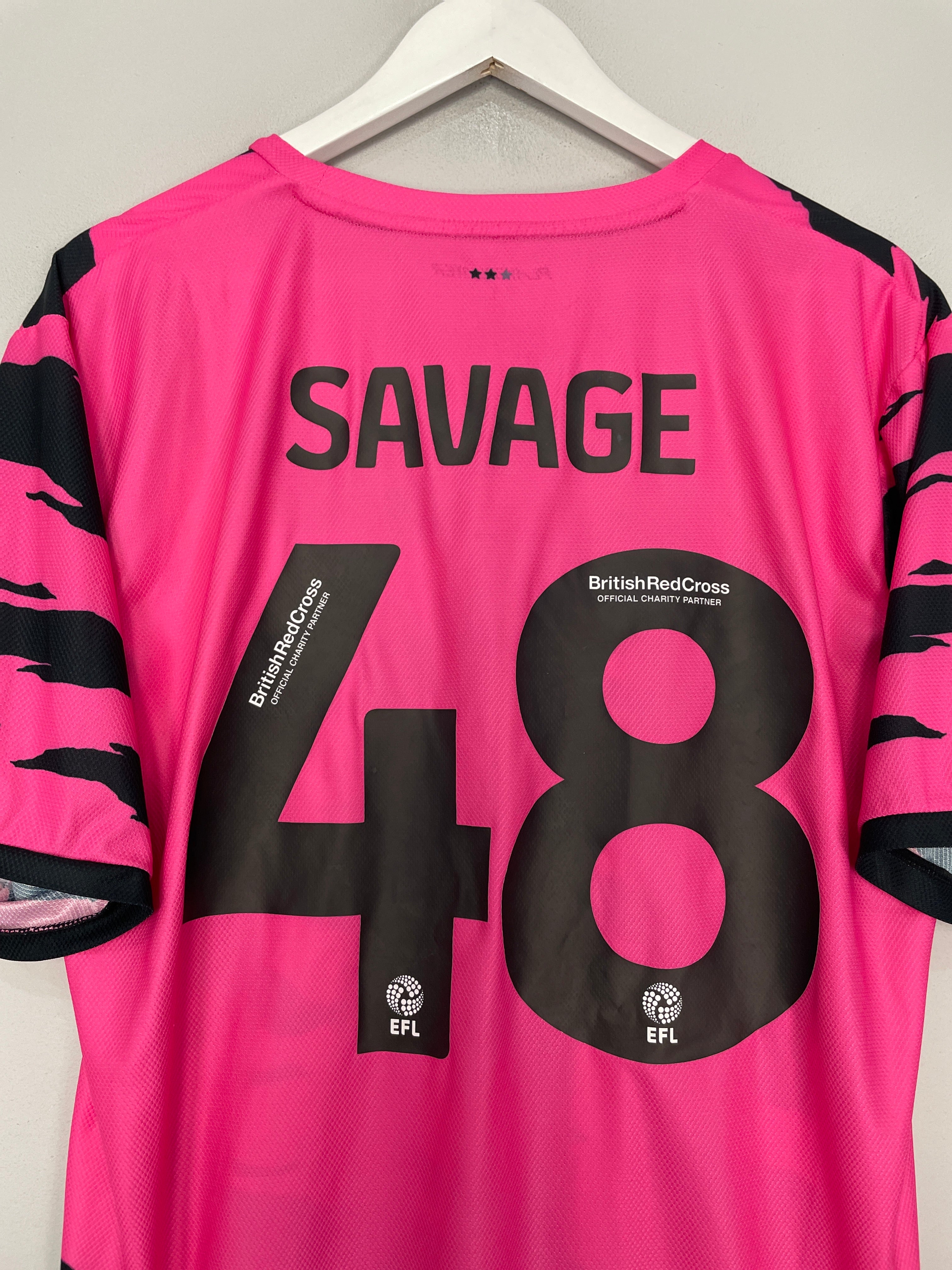 Shop 2022/23 FOREST GREEN ROVERS SAVAGE #48 AWAY SHIRT (L) PL, classic football shirts, vintage football shirts & retro soccer jerseys at Cult Kits