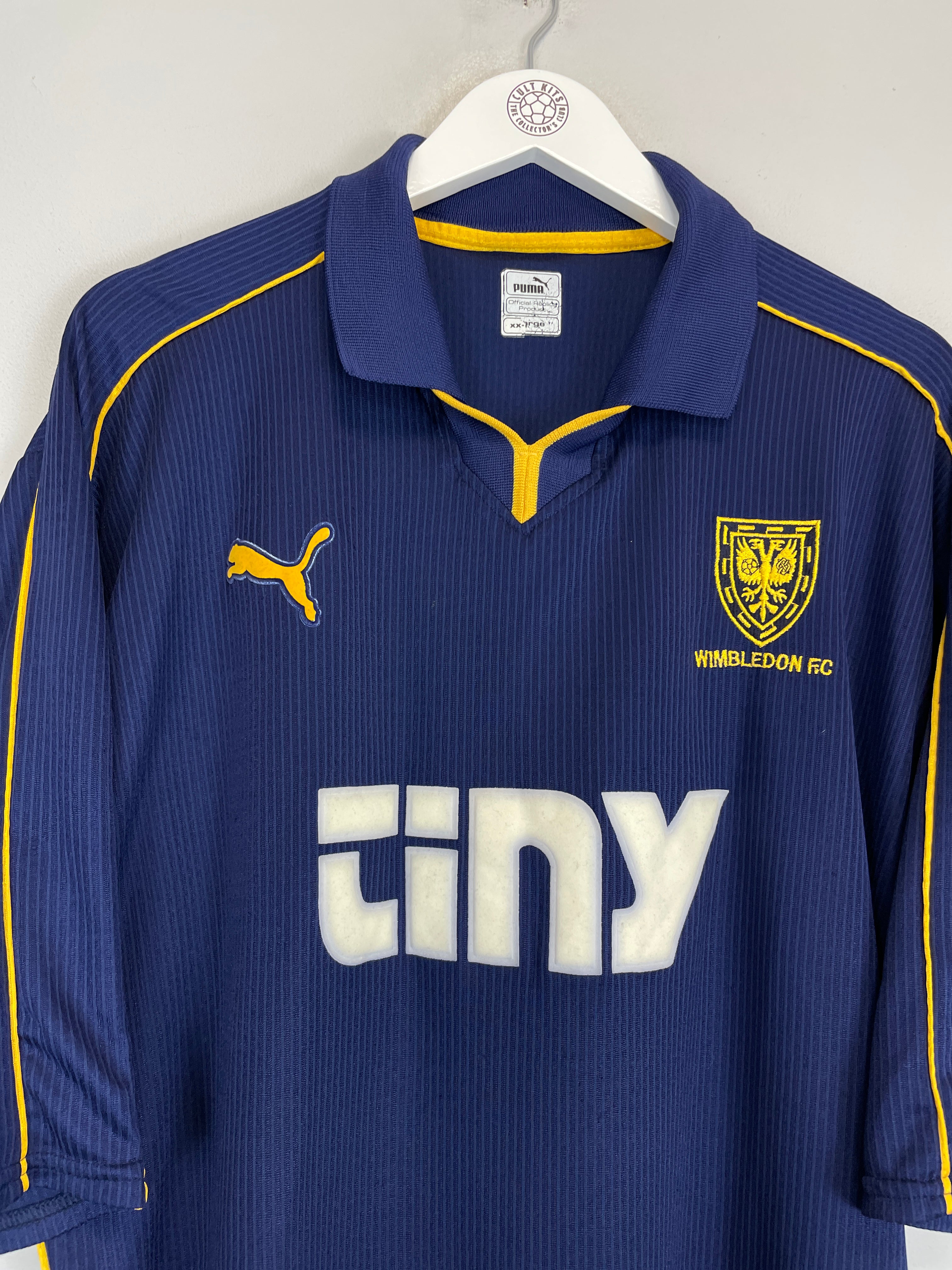 Shop 2000/01 WIMBLEDON HOME SHIRT (XXL) PUMA, classic football shirts, vintage football shirts & retro soccer jerseys at Cult Kits