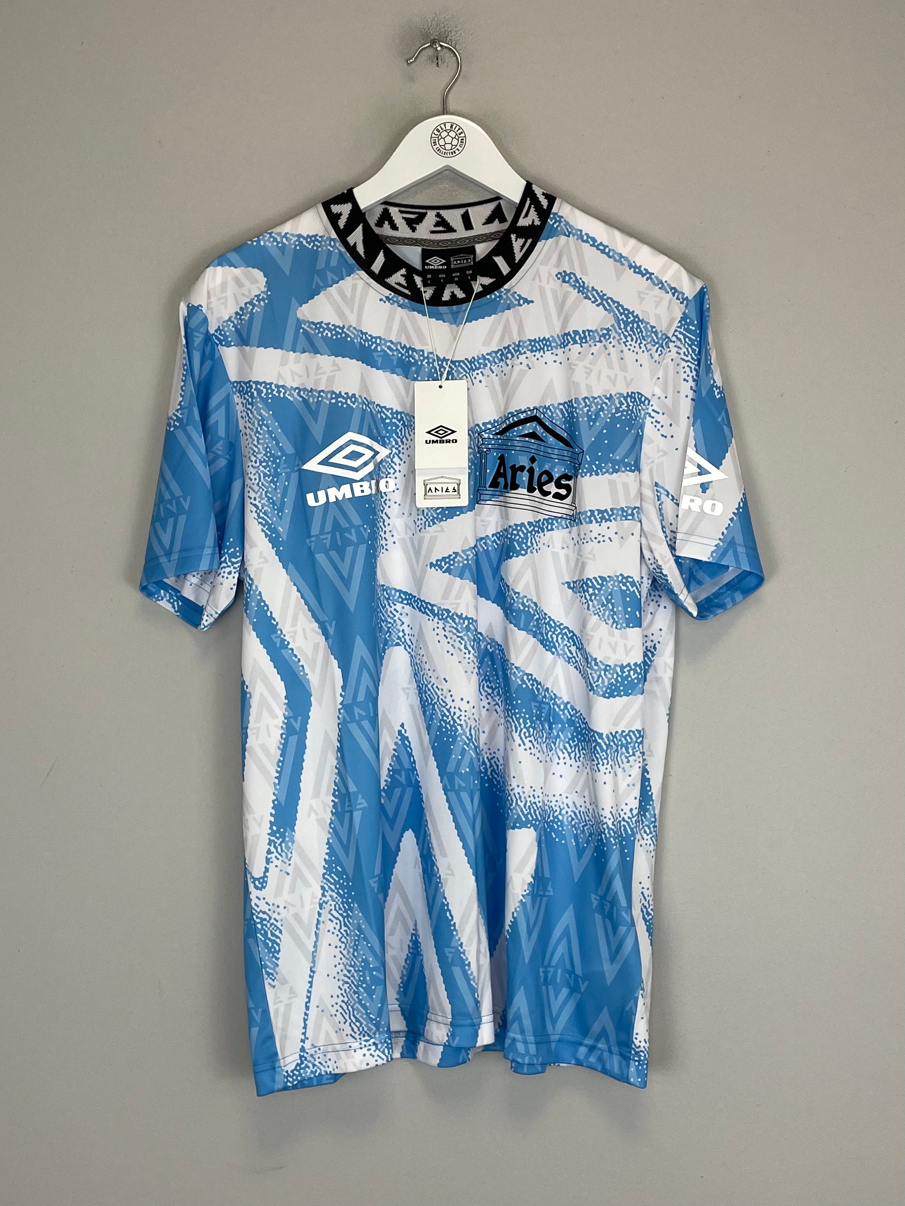 Shop ARIES X UMBRO *BNWT* SHIRT (L), classic football shirts, vintage football shirts & retro soccer jerseys at Cult Kits