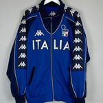 Shop 2000 ITALY TRAINING JACKET (XXL) KAPPA, classic football shirts, vintage football shirts & retro soccer jerseys at Cult Kits