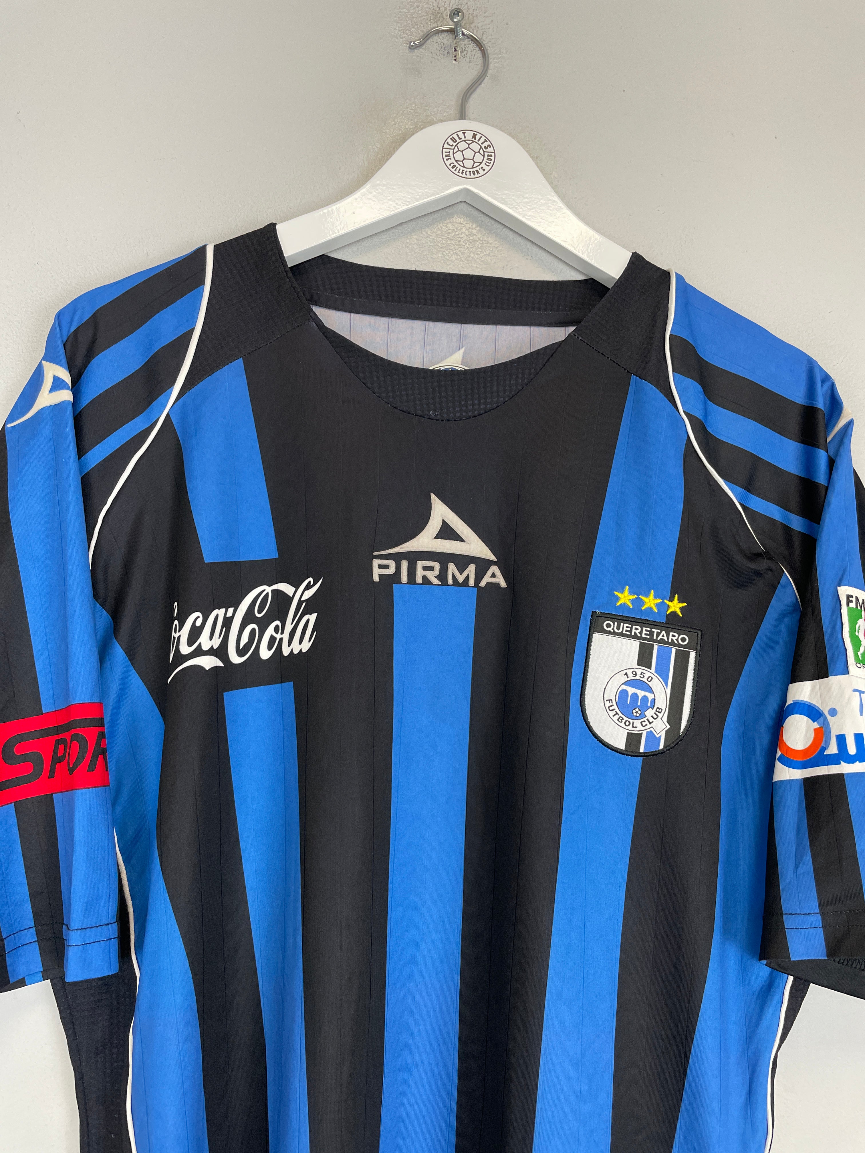 Shop 2006/07 QUERETARO HOME SHIRT (L) PIRMA, classic football shirts, vintage football shirts & retro soccer jerseys at Cult Kits